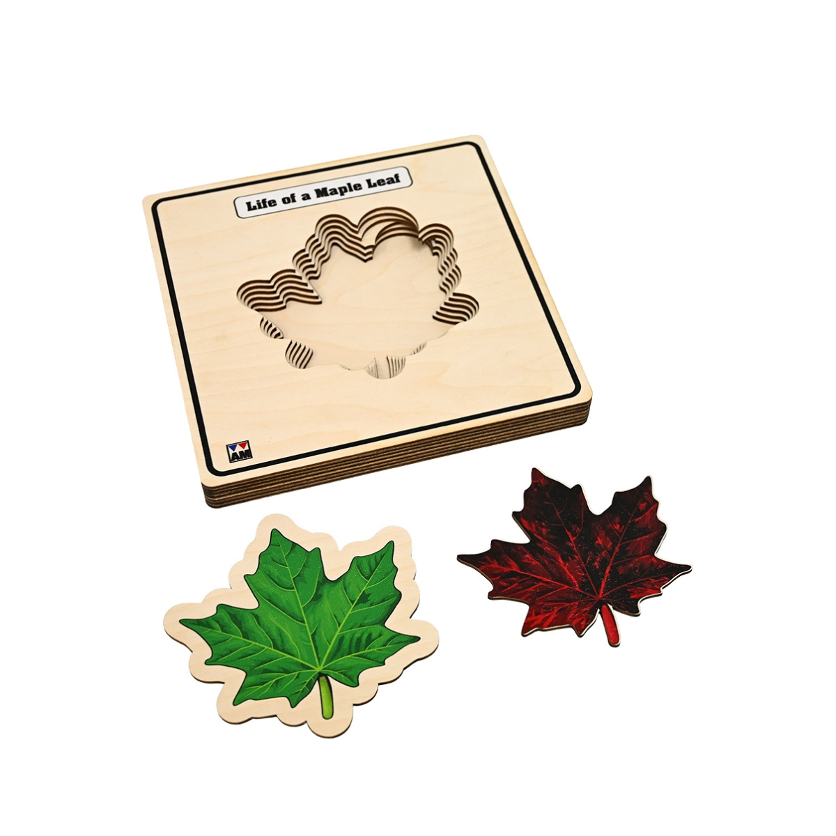 Life of a Maple Leaf Layered Puzzle
