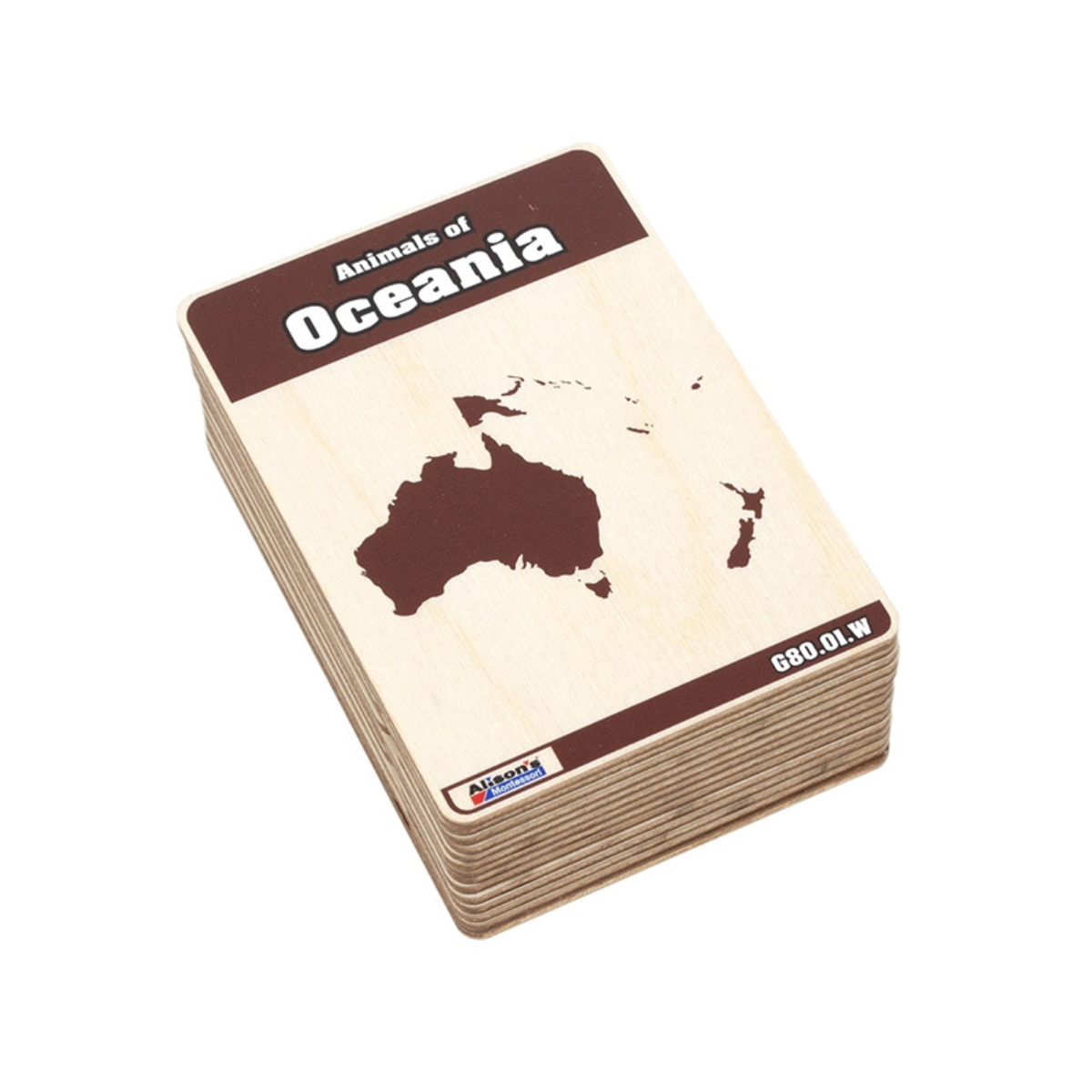 Animals of Australia Wooden Nomenclature Cards (3-6) (Printed)