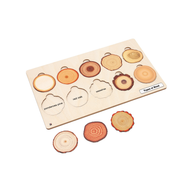 Types of Wood Puzzle with Nomenclature Cards 6-9 (Printed)