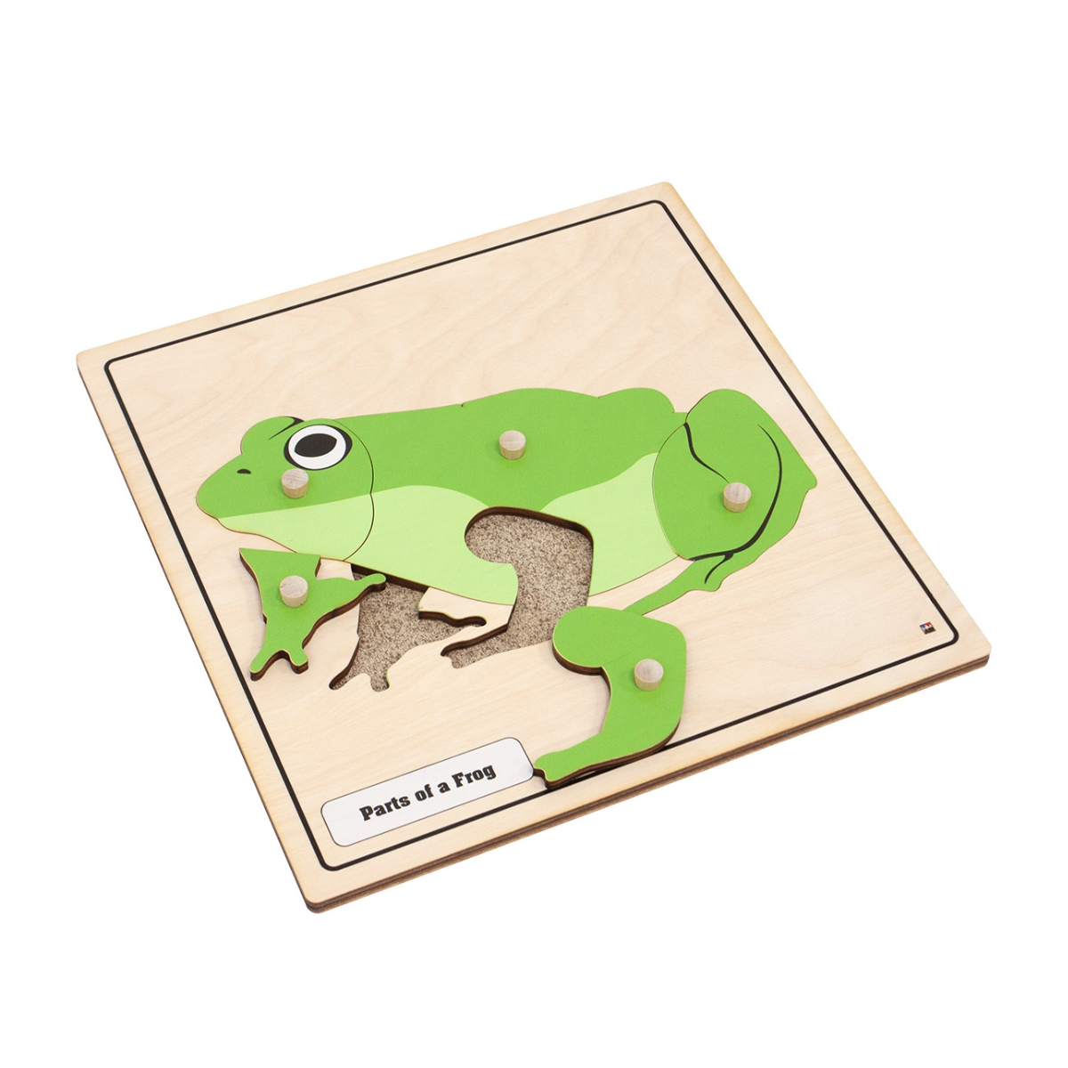 Parts of a Frog Knobbed Puzzle