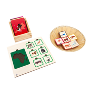 Continents and Their Animals Sorting Tiles