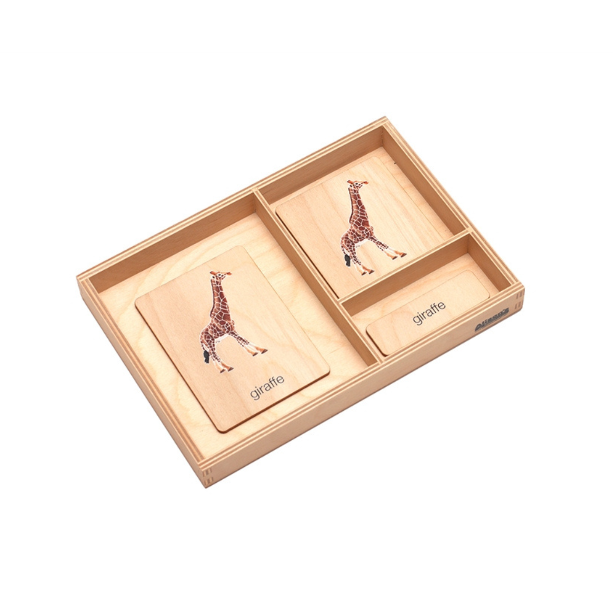 Animals of Africa Wooden Nomenclature Cards (3-6) (Printed)