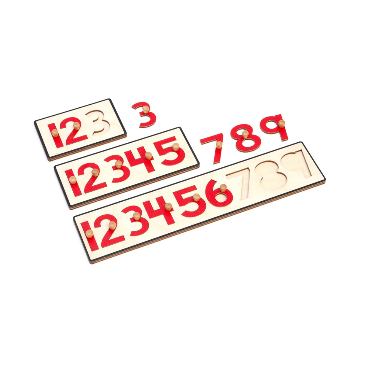 Wooden Numbers Puzzle
