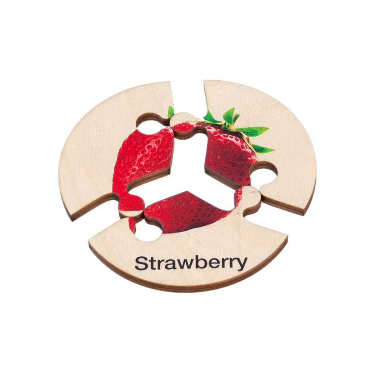 Six Fruit-Themed Three-Part Puzzles