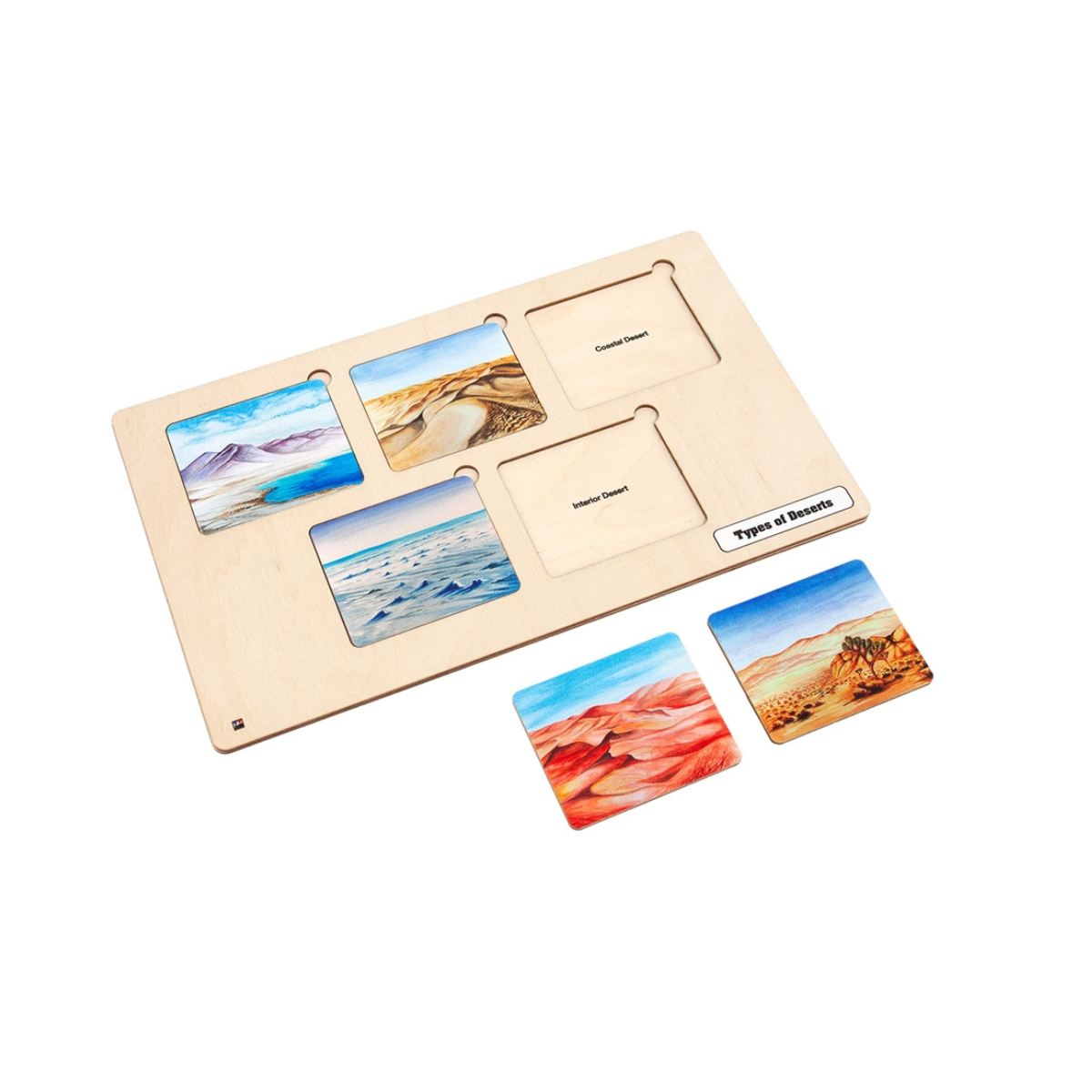 Types of Deserts Nomenclature Cards (6-9) (Printed)