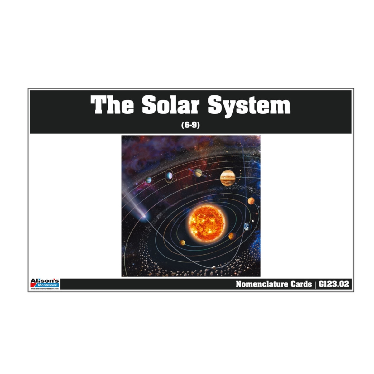 The Solar System Puzzle with Nomenclature Cards (6-9)