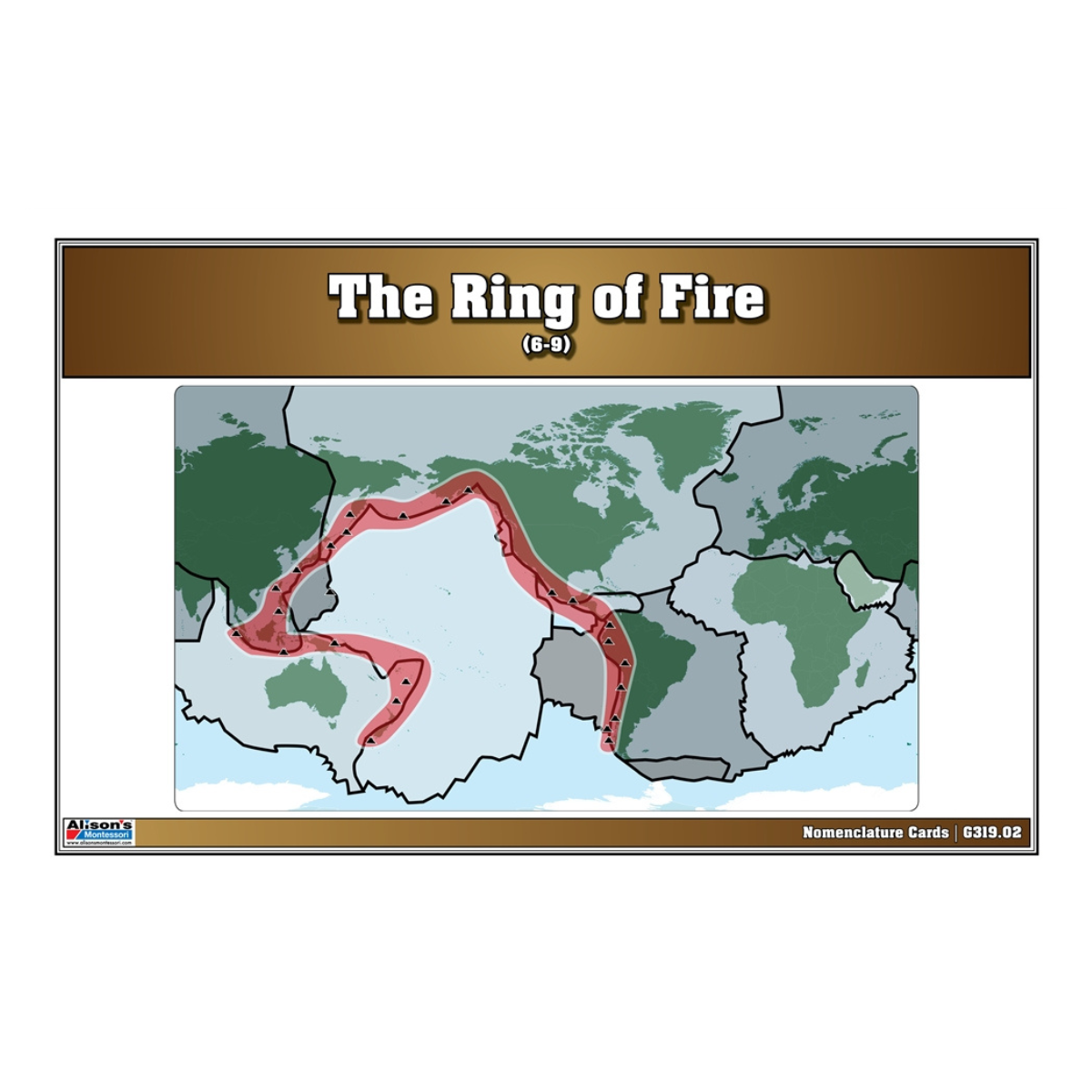 The Ring of Fire Puzzle with Nomenclature Cards (6-9)