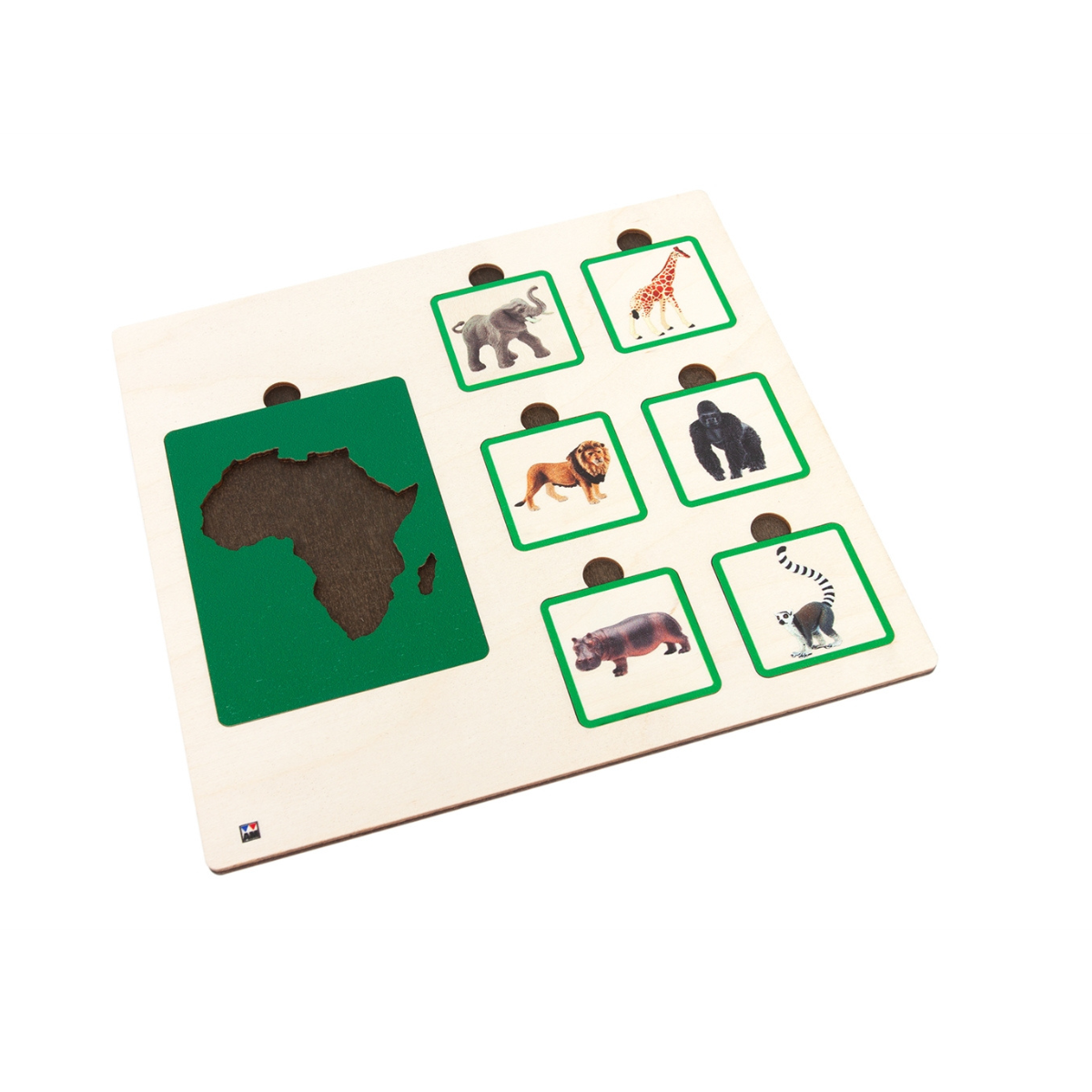 Continents and Their Animals Sorting Tiles