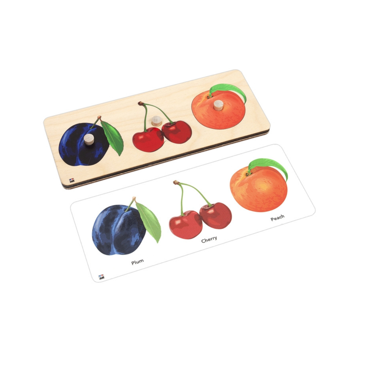 Types of Fruits Knobbed Puzzle