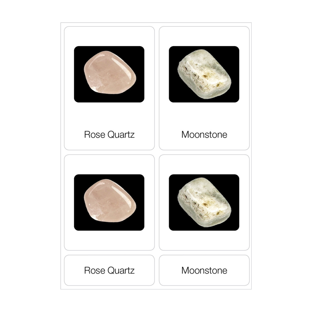 Precious Stones Puzzle with Nomenclature Cards (3-6) (Printed)
