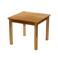 Rubberwood Classroom Table - Square - 24" x 24"