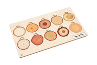 Types of Wood Puzzle with Nomenclature Cards 6-9 (Printed)