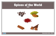 Spices of the World Nomenclature Cards (3-6) (Printed)