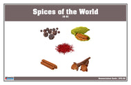Spices of the World Nomenclature Cards (6-9) (Printed)