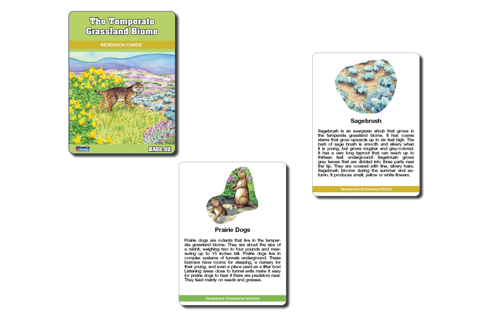 Biome Charts - Temperate Grassland Biome