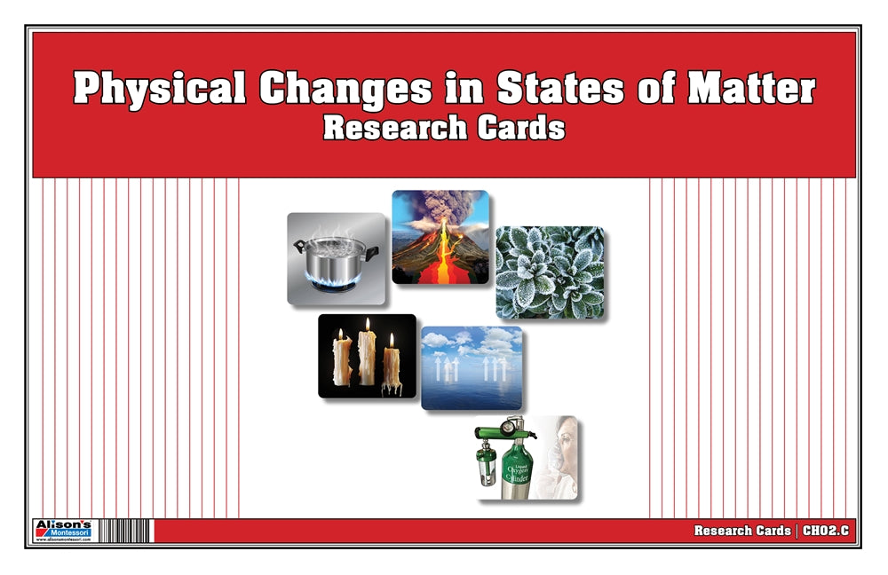 Changes in States of Matter Supplement Materials