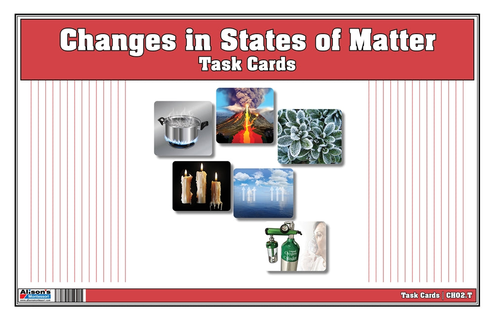Changes in States of Matter Task Cards