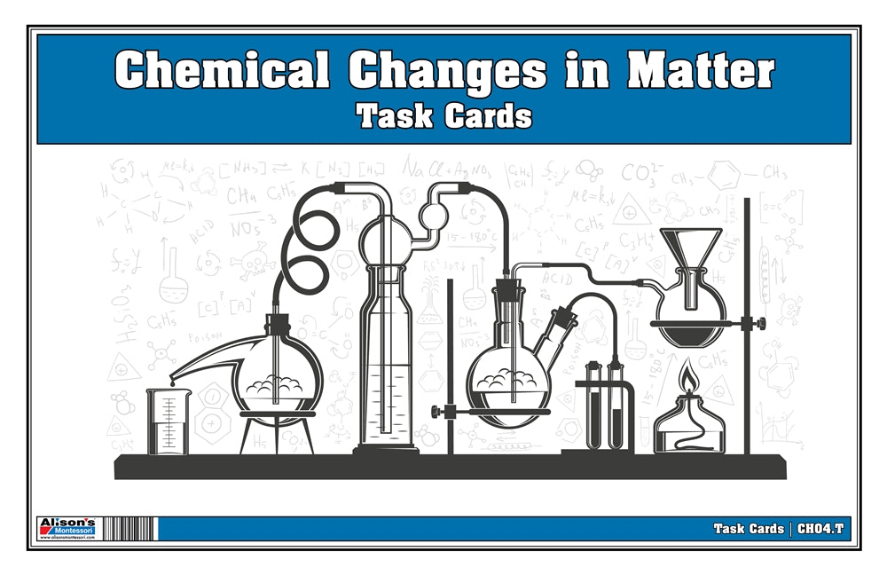 Chemical Change of State of a Matter Task Cards