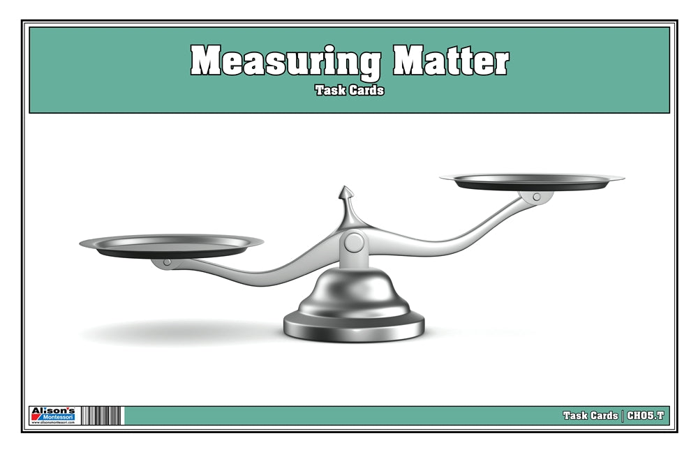 Measuring Matter Supplement Materials