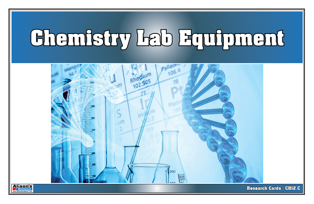 Chemistry Lab Equipment Research Cards
