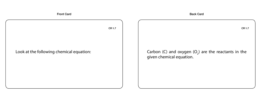 Chemical Reactions Supplement Materials