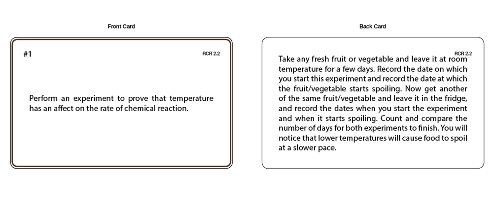 Chemical Reaction Rates Task Cards