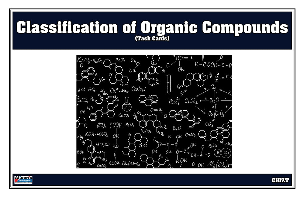 Classification of Organic Compounds Task Cards