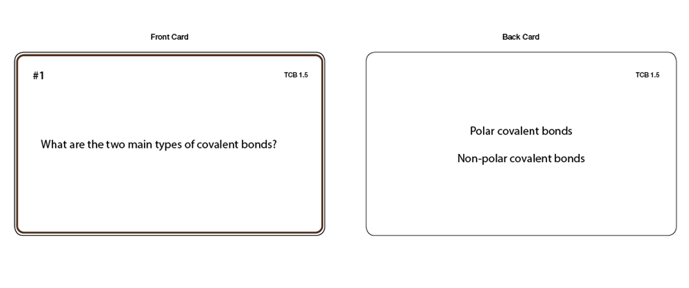 Types of Chemical Bonds Task Cards
