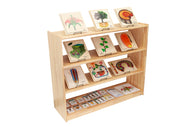Large Rectangular Rubberwood Shelf w/o Back