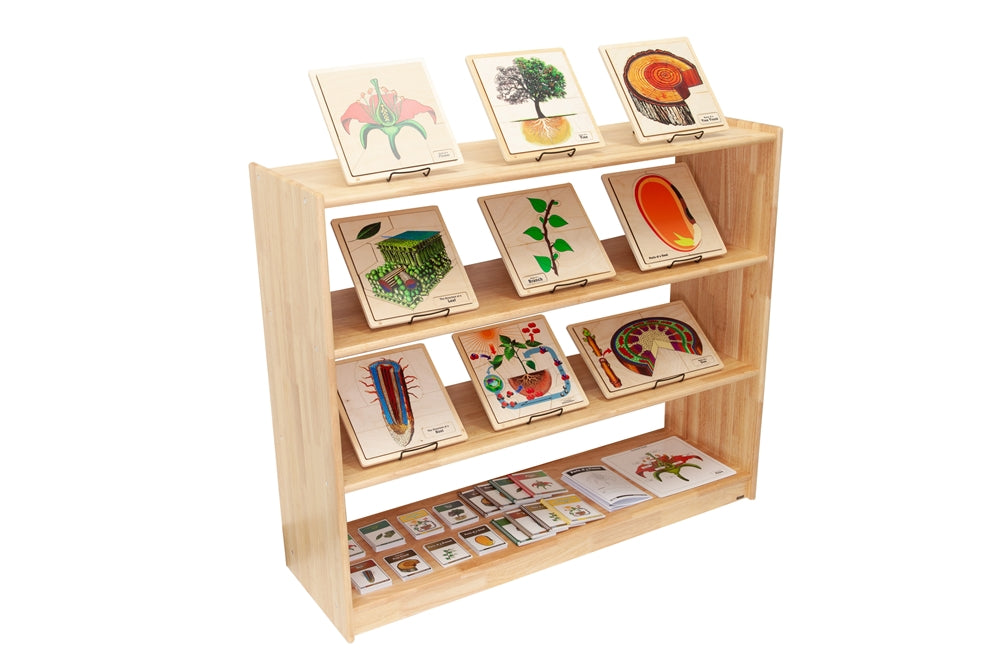 Large Rectangular Rubberwood Shelf w/o Back
