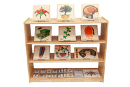 Large Rectangular Rubberwood Shelf w/o Back