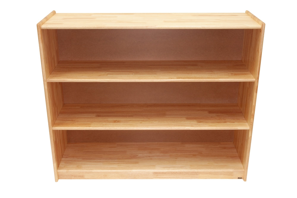 Large Rectangular Rubberwood Shelf w/ Back