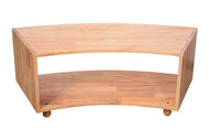 Two Tier Curved Open Shelf