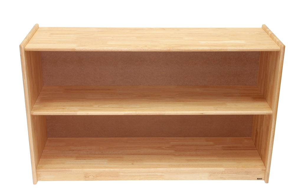 Solid Rubberwood Shelf w/ Back