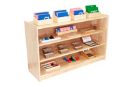 Medium Rubberwood Shelf with Back