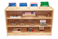 Medium Rubberwood Shelf with Back