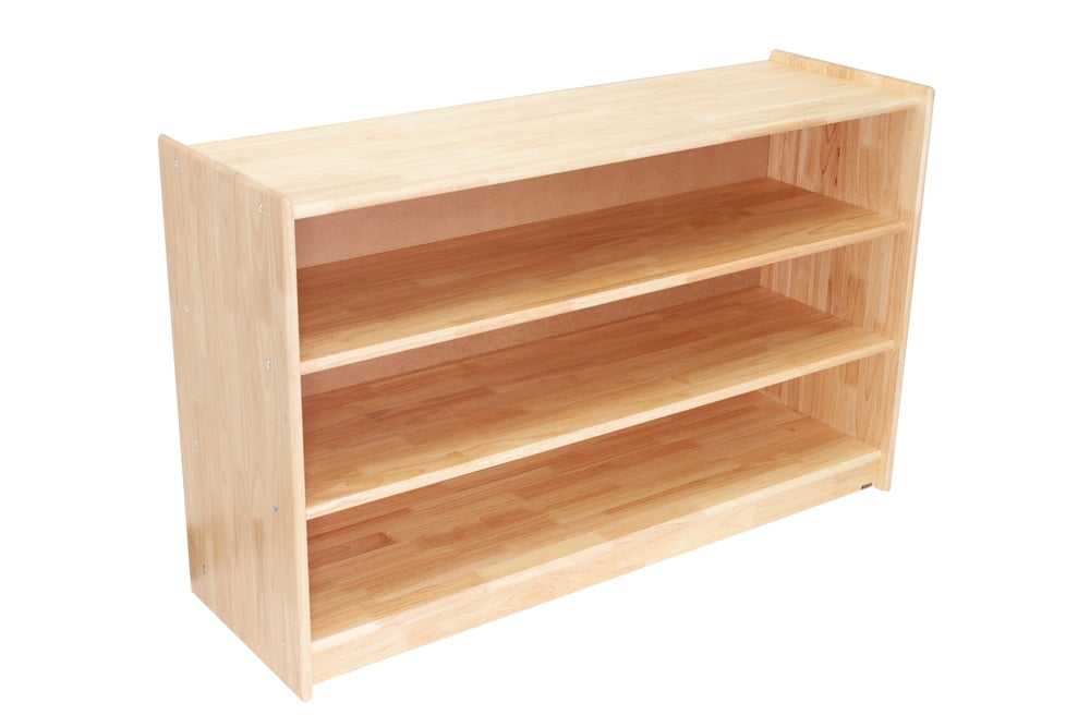 Medium Rubberwood Shelf with Back