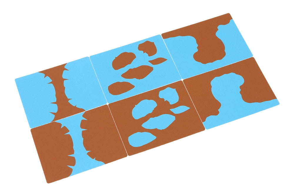 Plastic Land and Water Form Cards