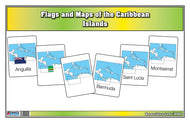 Flags and Maps of Caribbean Islands (Printed)