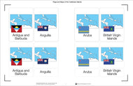 Flags and Maps of Caribbean Islands (Printed)