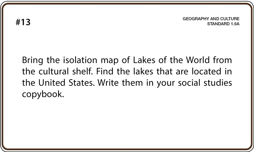 Social Studies Grade 1 Task Cards