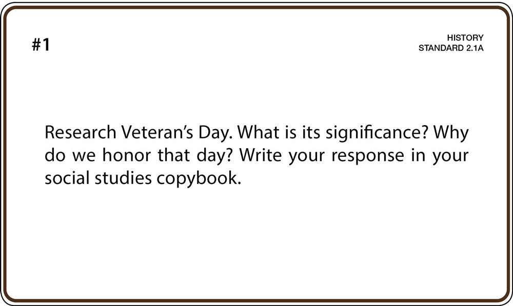 Social Studies Grade 2 Task Cards