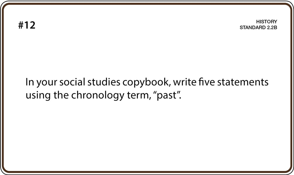 Social Studies Grade 2 Task Cards