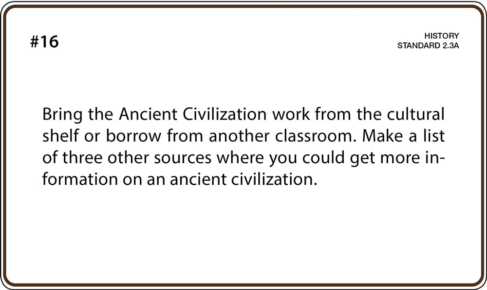 Social Studies Grade 2 Task Cards