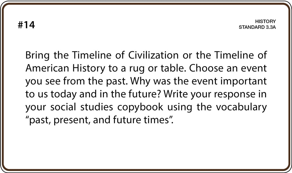 Social Studies Grade 3 Task Cards