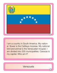 Who Am I? South American Countries (Printed)