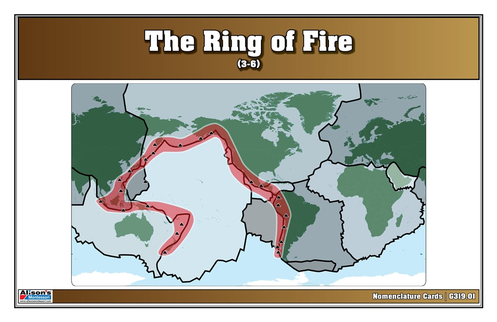 The Ring of Fire Puzzle with Nomenclature Cards (3-6)