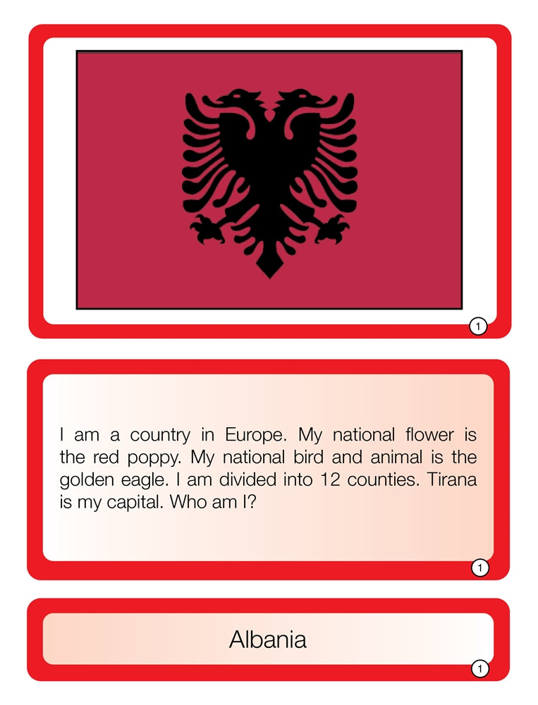 Who Am I? European Countries (Printed)