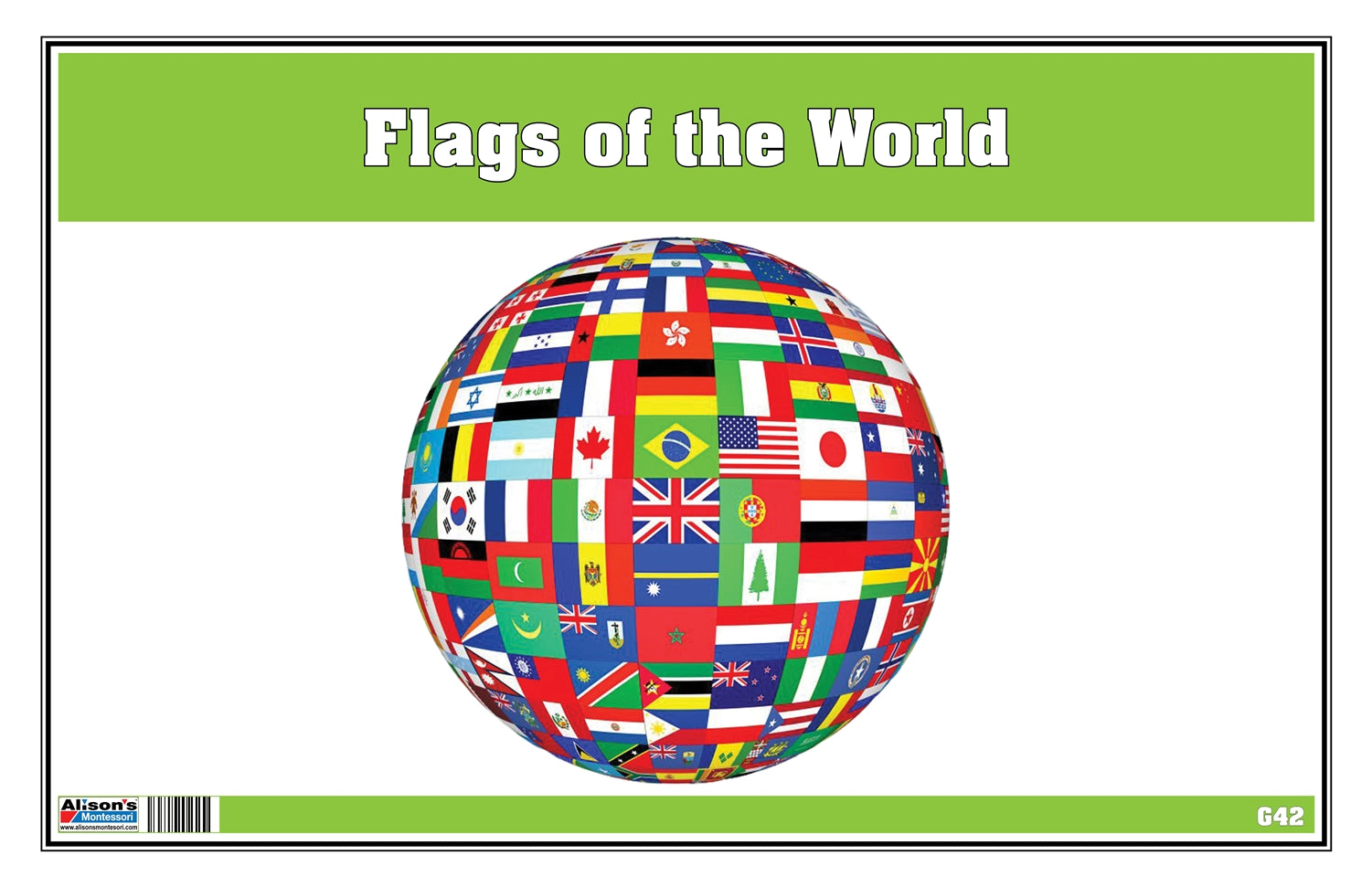Flags of the World Nomenclature Cards (Printed)