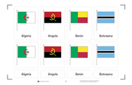 Flags of the World Nomenclature Cards (Printed)